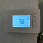 Sensi Thermostat on wall