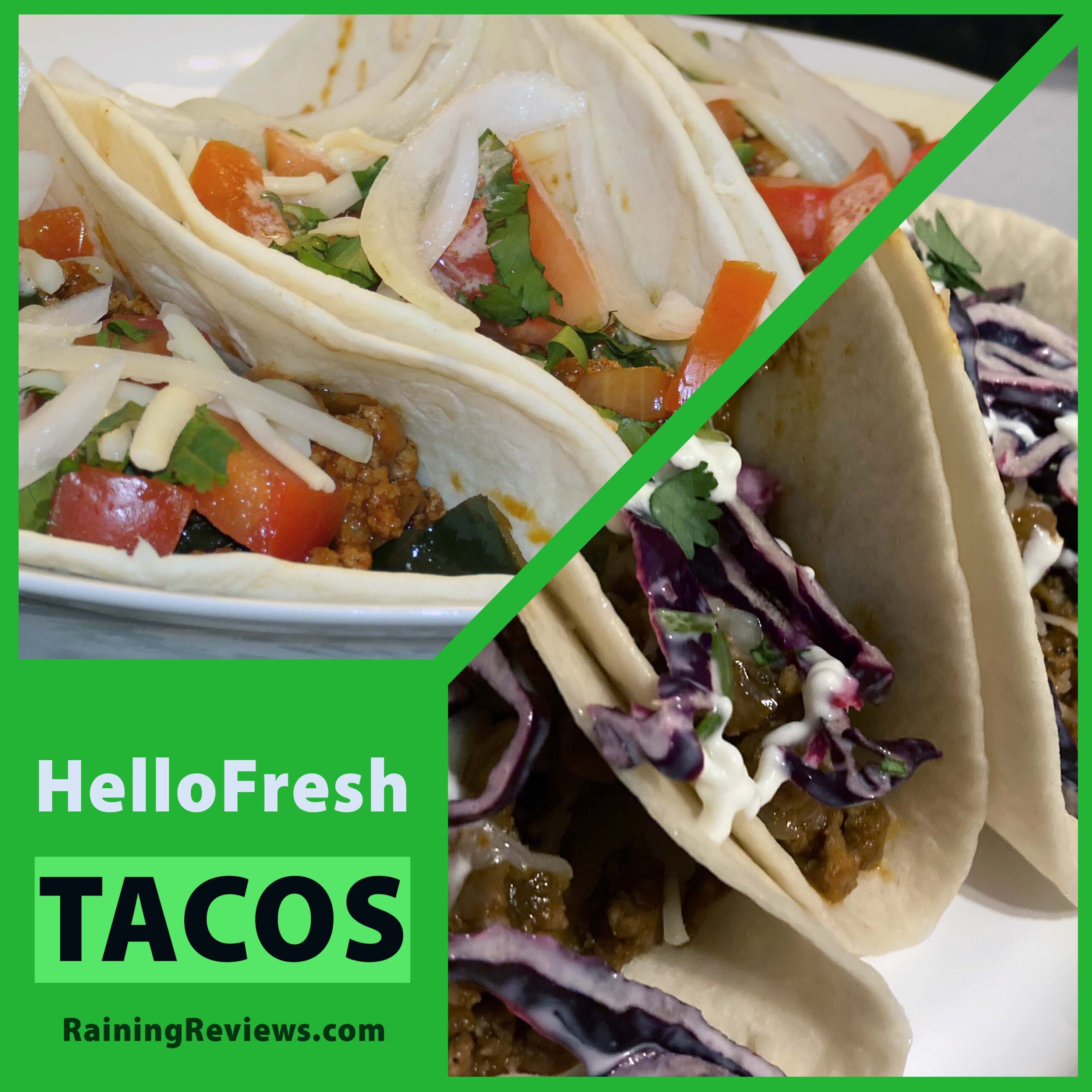 HelloFresh One Pan Pork Carnitas Tacos vs One Pan Santa Fe Pork Tacos